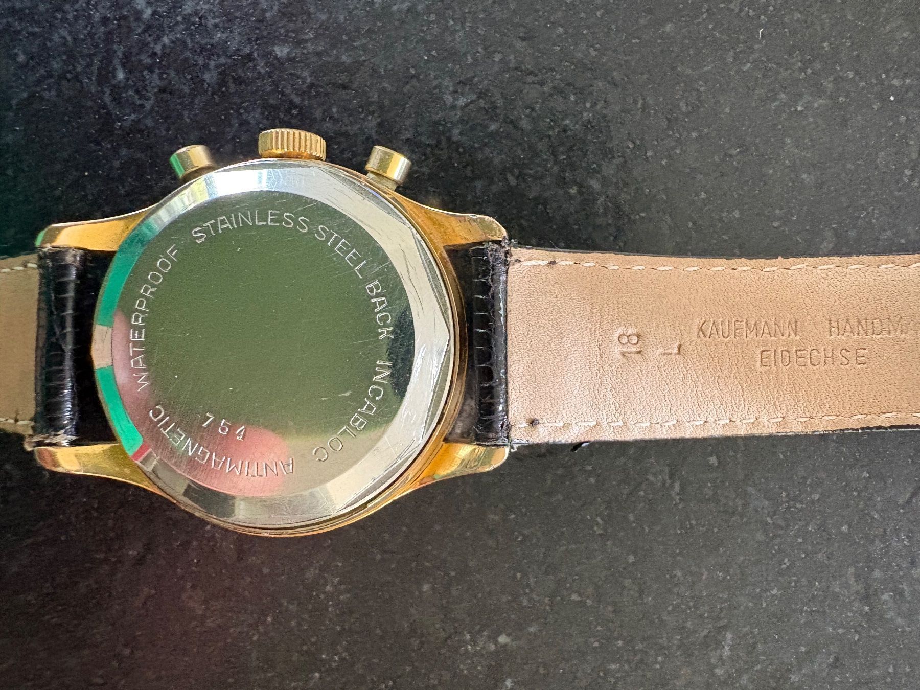 Orologi: Urech Chronograph 70er Jahre 36 mm – Usato da Arzier-Le Muids venduto da Pharmland 4