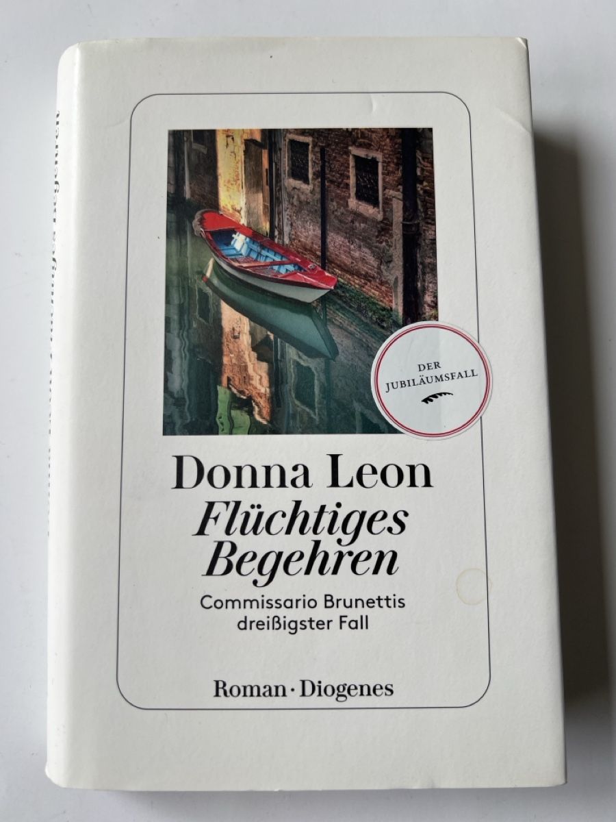 Libri: Donna Leon Flüchtiges Begehen – Usato da Luzern venduto da nochnichtaltpapier