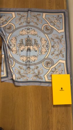 Original WENSLI Seidentuch Schal wunderschöne Farben