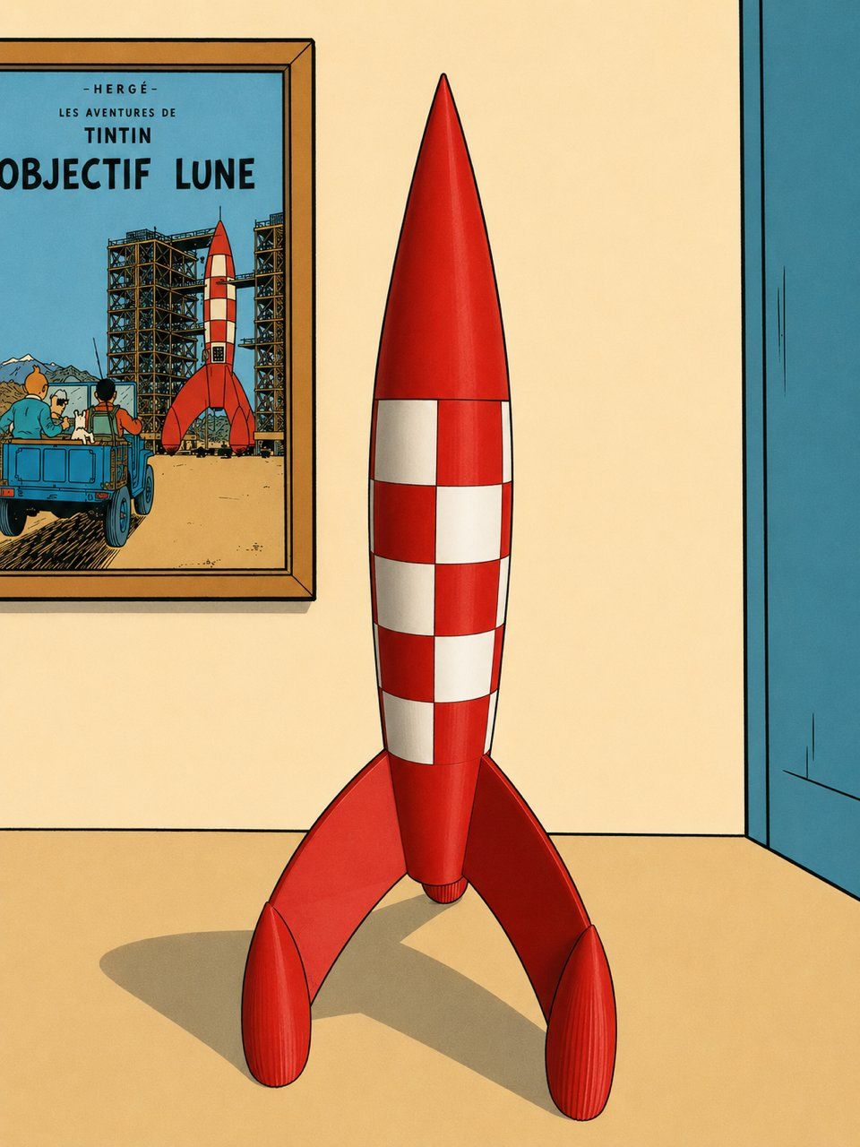Figurines: Fusée tintin 33 cms – Neuf (Voir description) à Le Locle par Hiboux