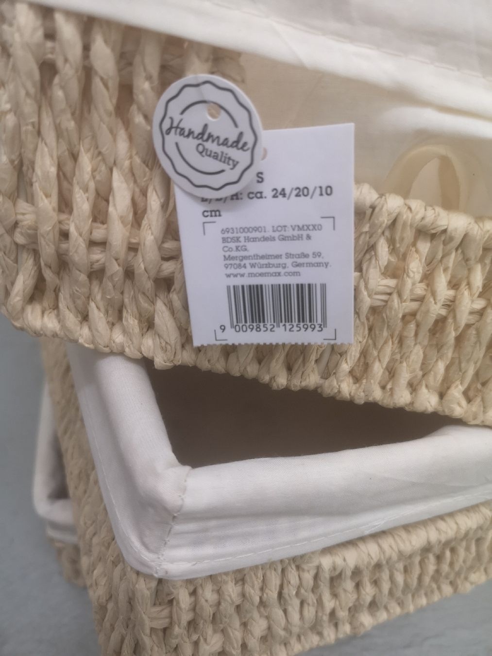Altro per la casa: 4 er Korb Set Aufbewahrung – Nuovo e nell'imballaggio originale da Mellingen venduto da Goldenspoon 2