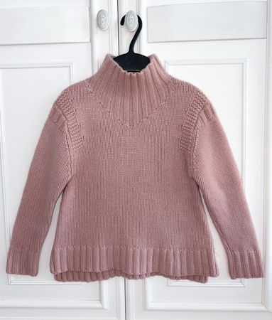 Bonpoint 100% cashmere pullover rollneck girls 8 Y NEW