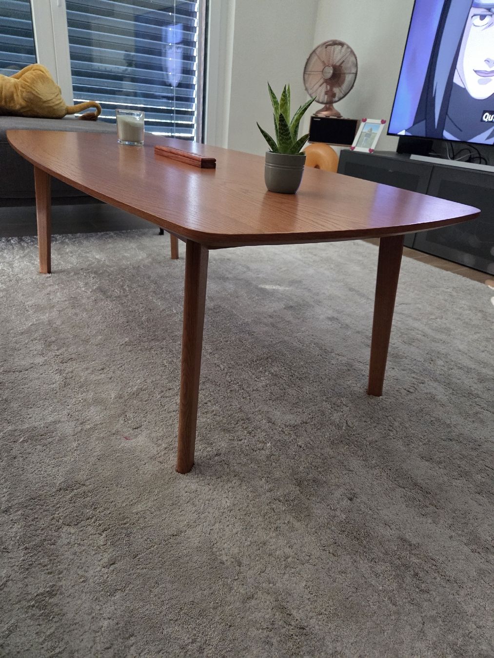 Tables: Portobello - Table basse vintage L130 – Neuf (Voir description) à St-Aubin FR par -Fl4- 1