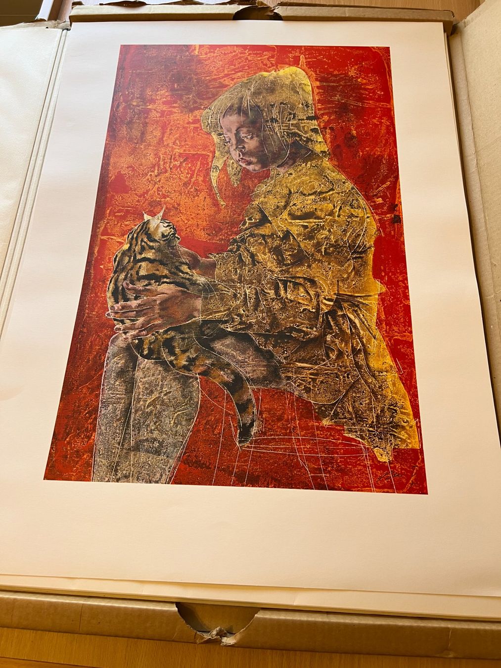 Dipinti: Sechs Tempera-Werke Hans Erni – Nuovo e nell'imballaggio originale da Wettingen venduto da pozza01 8