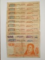 Banknoten aus Argentinien