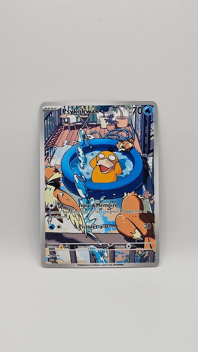 Pokémon Sammelbilder & Trading cards: Psykokwak carte custom – Neu (gemäss Beschreibung) aus Yverdon-les-Bains von sen_dh25