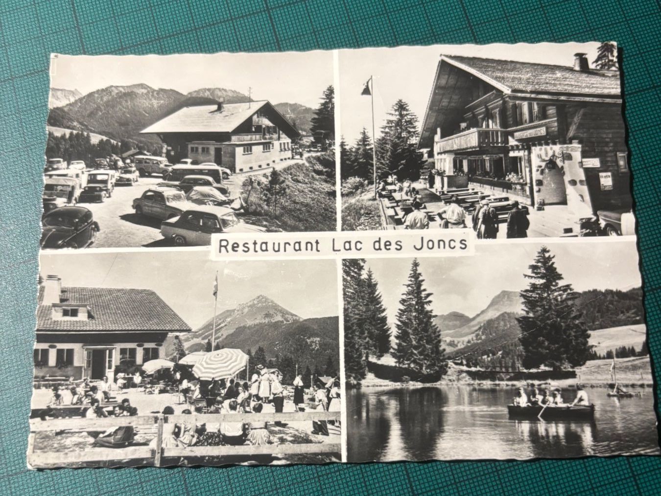 Cartoline postali: AK Restaurant Lac des Joncs ungel. – Usato da Utzenstorf venduto da Rose0303
