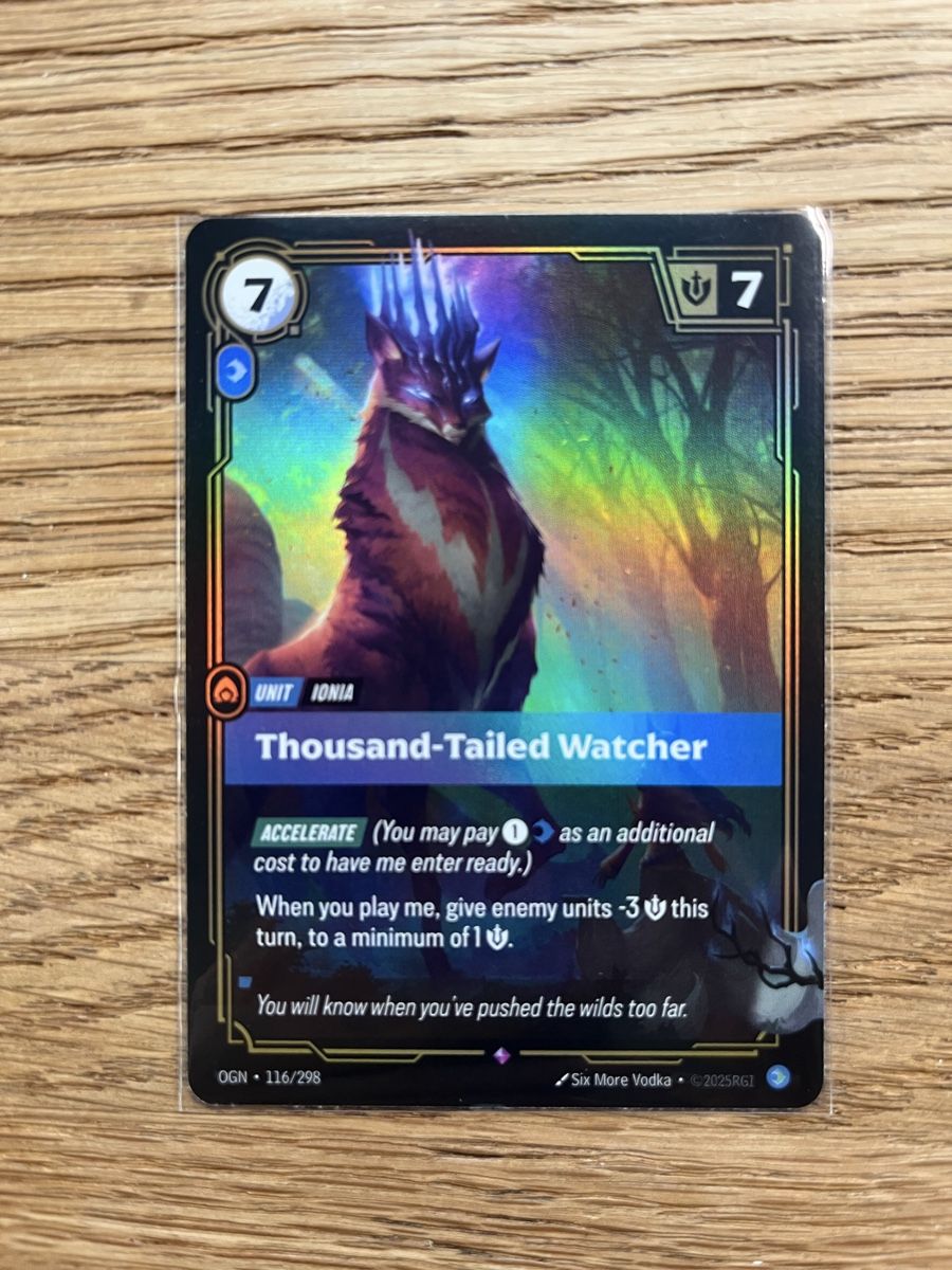 Riftbound - Thousand-Tailed Watcher 116/298 (Neu und originalverpackt ...