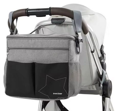 Großer Wickelrucksack mit Isolierfächern & Anti-Verlust