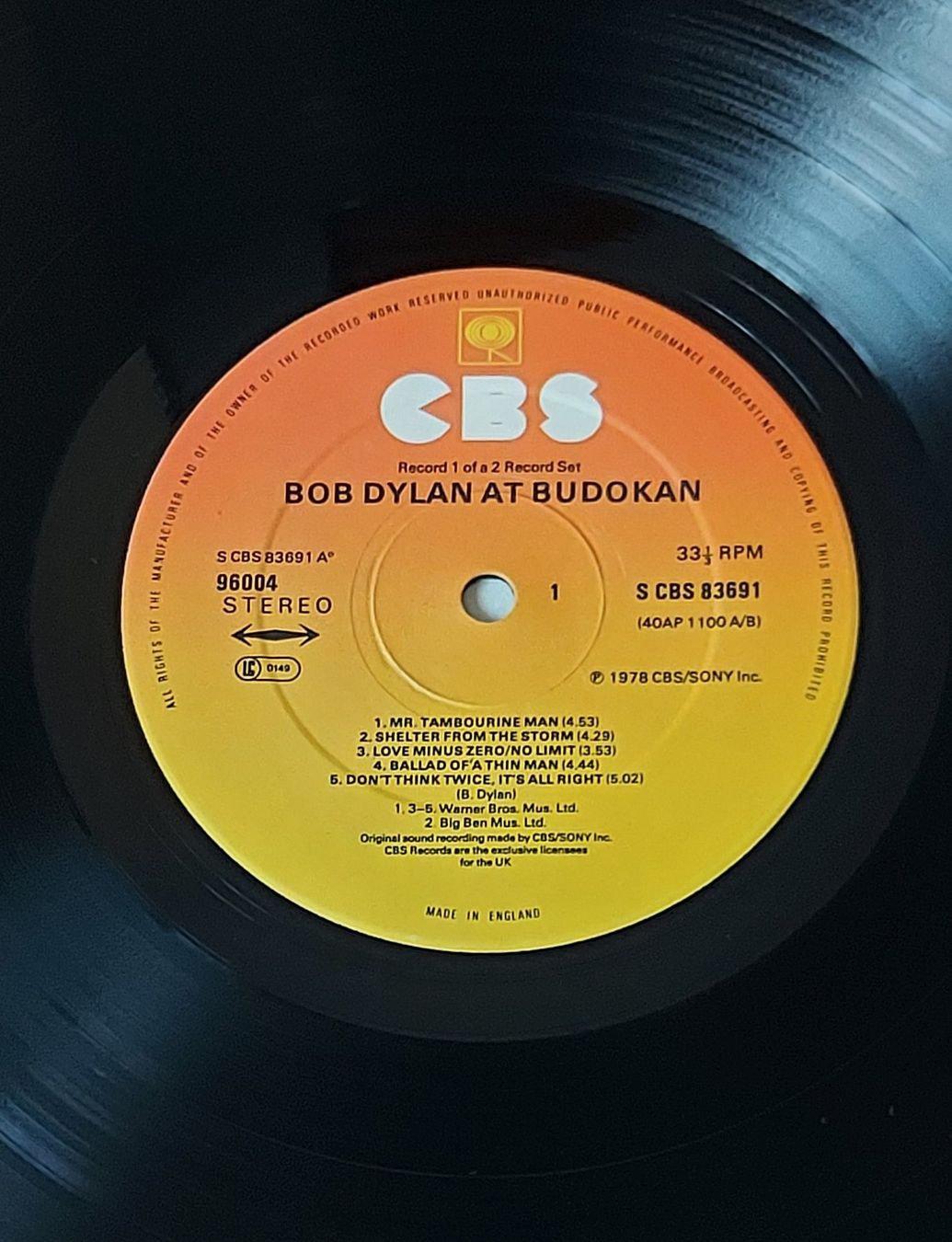 Dischi in vinile: DOPPEL LP - BOB DYLAN - AT BUDOKAN – Usato da Steckborn venduto da Quo7 2