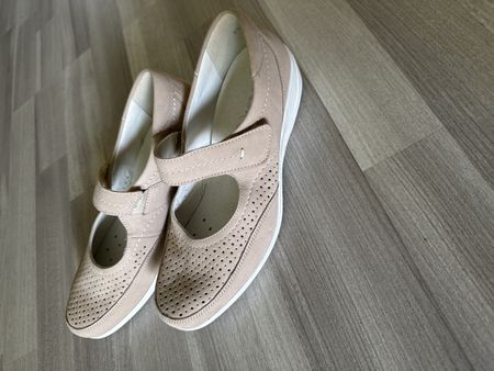 Ara Ballerina Schuhe, Gr. 37.5, Beige - neu!