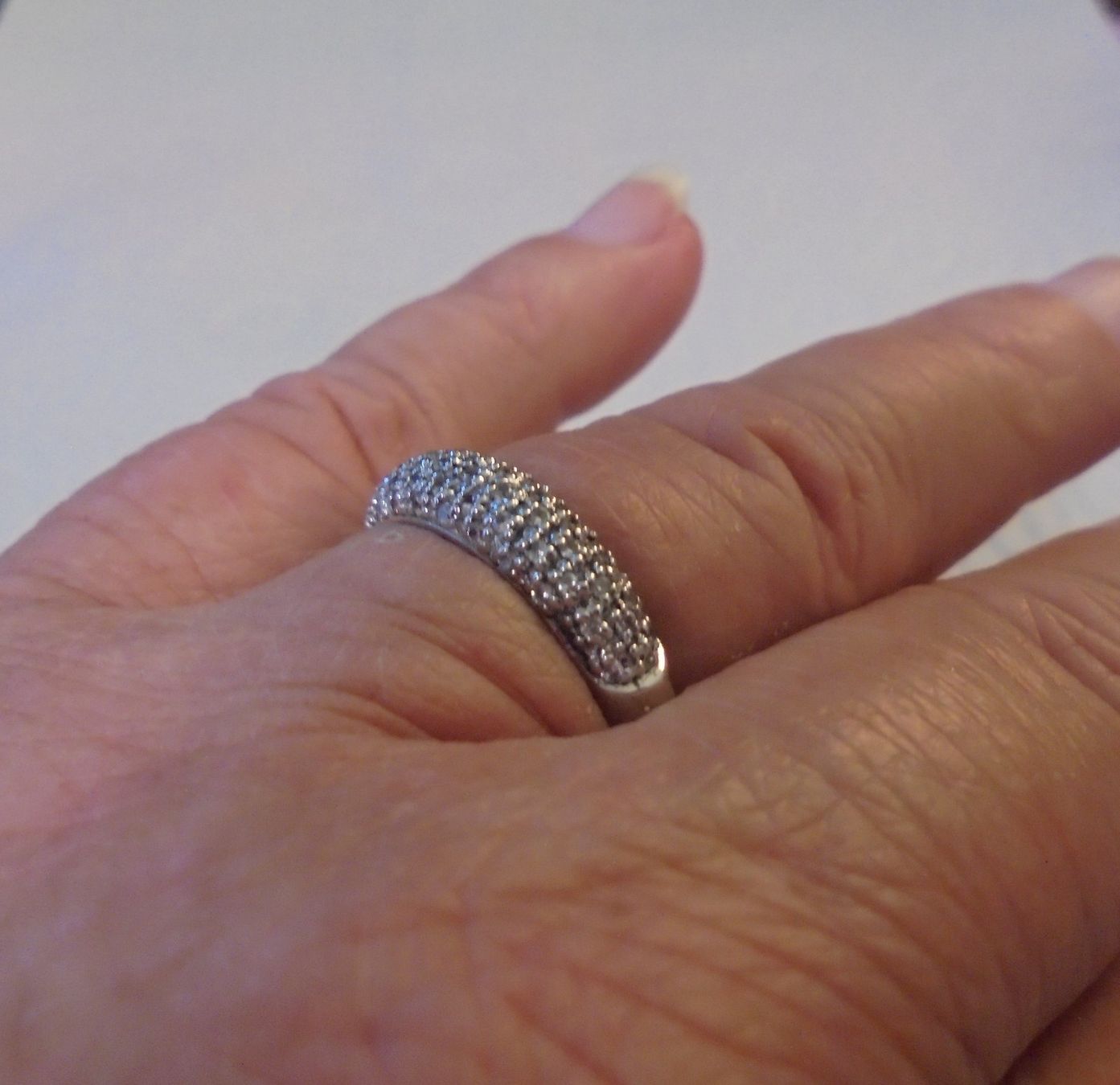 Anelli: Echtschmuck: Zirkon-Silberring 53/17 – Nuovo (secondo la descrizione) da Zuchwil venduto da maumauchi 7