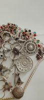 Silbel 925  ,800 und Modeschmuck: Ringe, Ketten, Ohrringe.