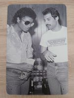Plaque en métal Vintage Micheal & Freddy