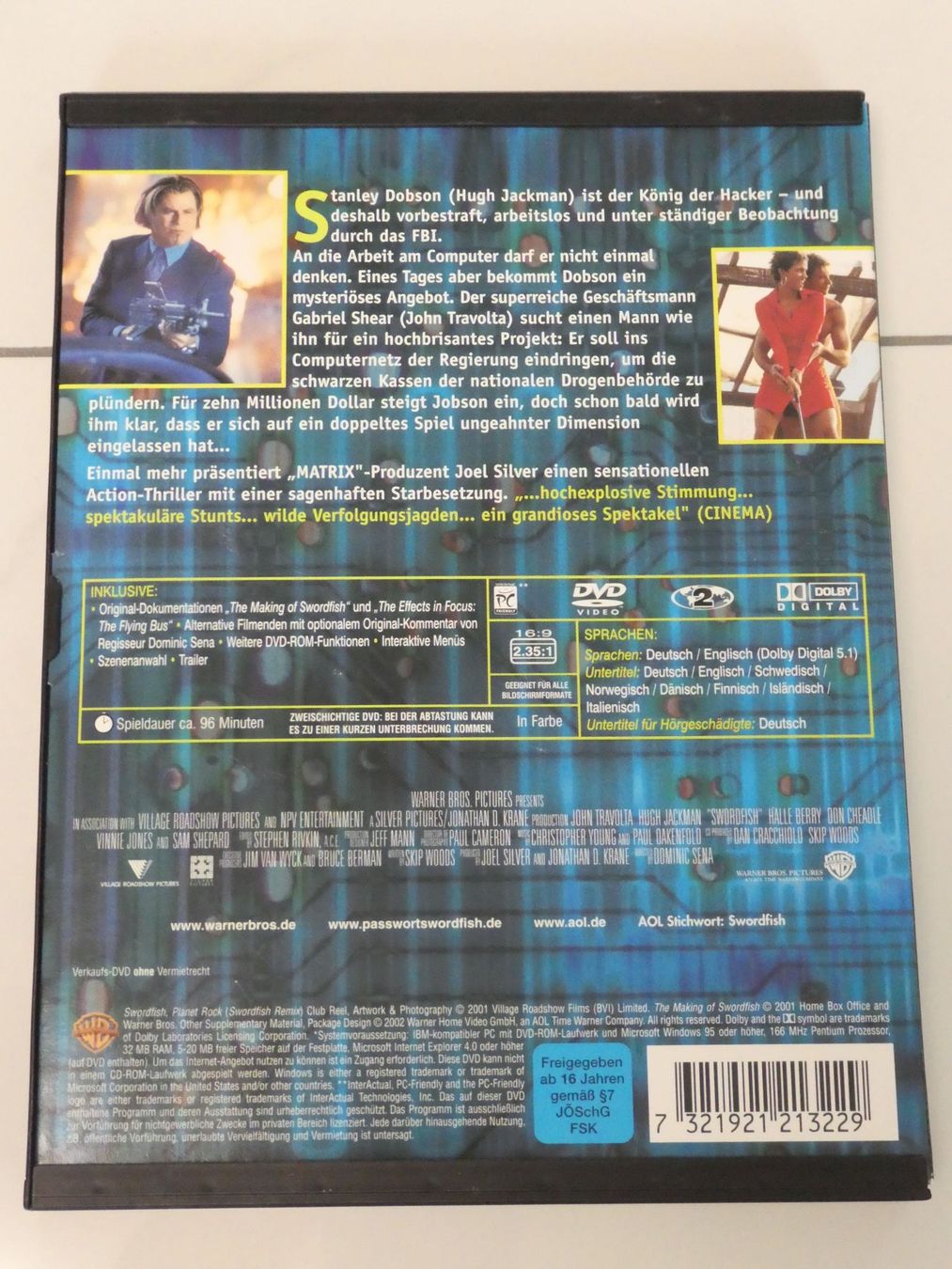Tutti i DVDs: DVD / Passwort: Sword Fish – Usato da Uznach venduto da binmaley 1