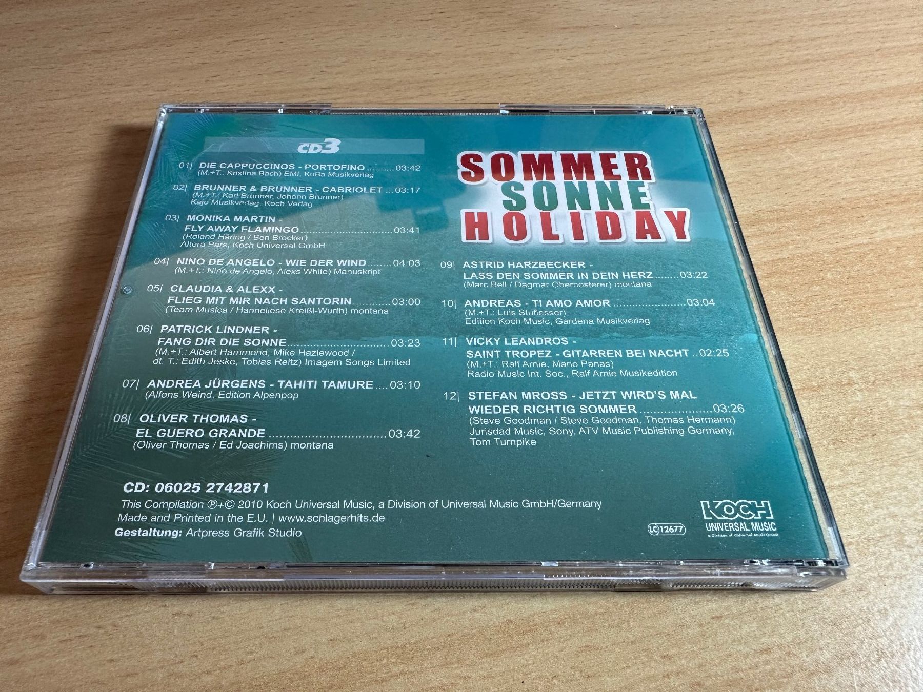CDs: Sommer Somne Holiday - 3 CD – Gebraucht aus Rikon im Tösstal von Alpenmutz 7