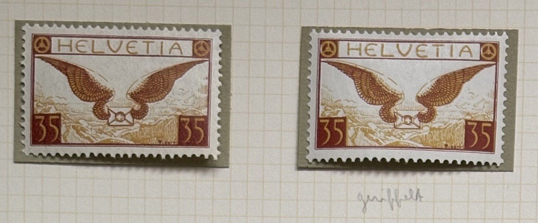 Alle Briefmarken: FLUGPOST BRIEFMARKEN – Gebraucht aus Ostermundigen von Heavenmaus75 1