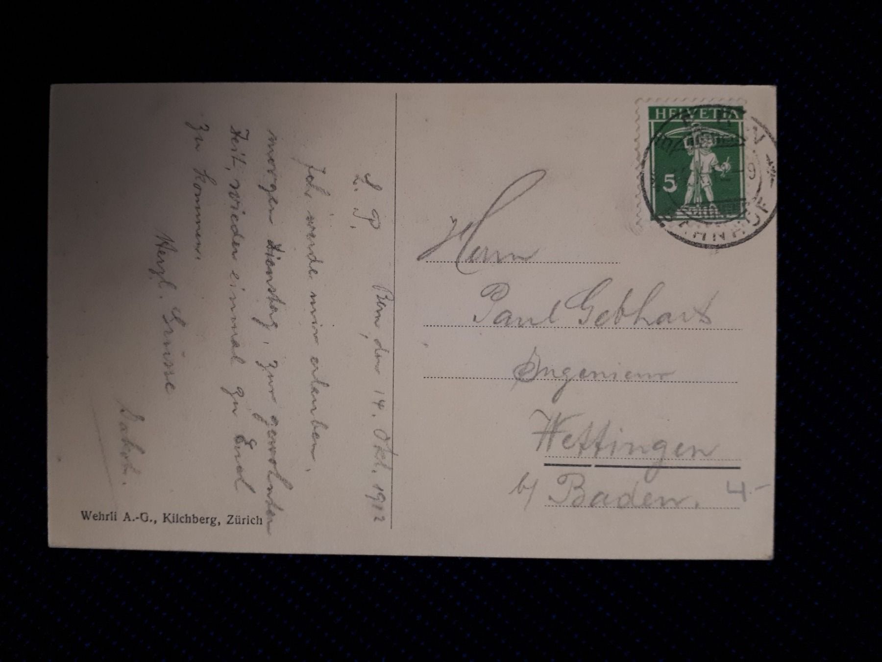 Ansichtskarten: BERN 1912 - DAS RATHAUS - ANIMIERT – Gebraucht aus Ponto Valentino von giorgia06 1