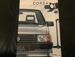 Opel Corsa Verkaufsprospekt 28 Seiten Oktober 1986