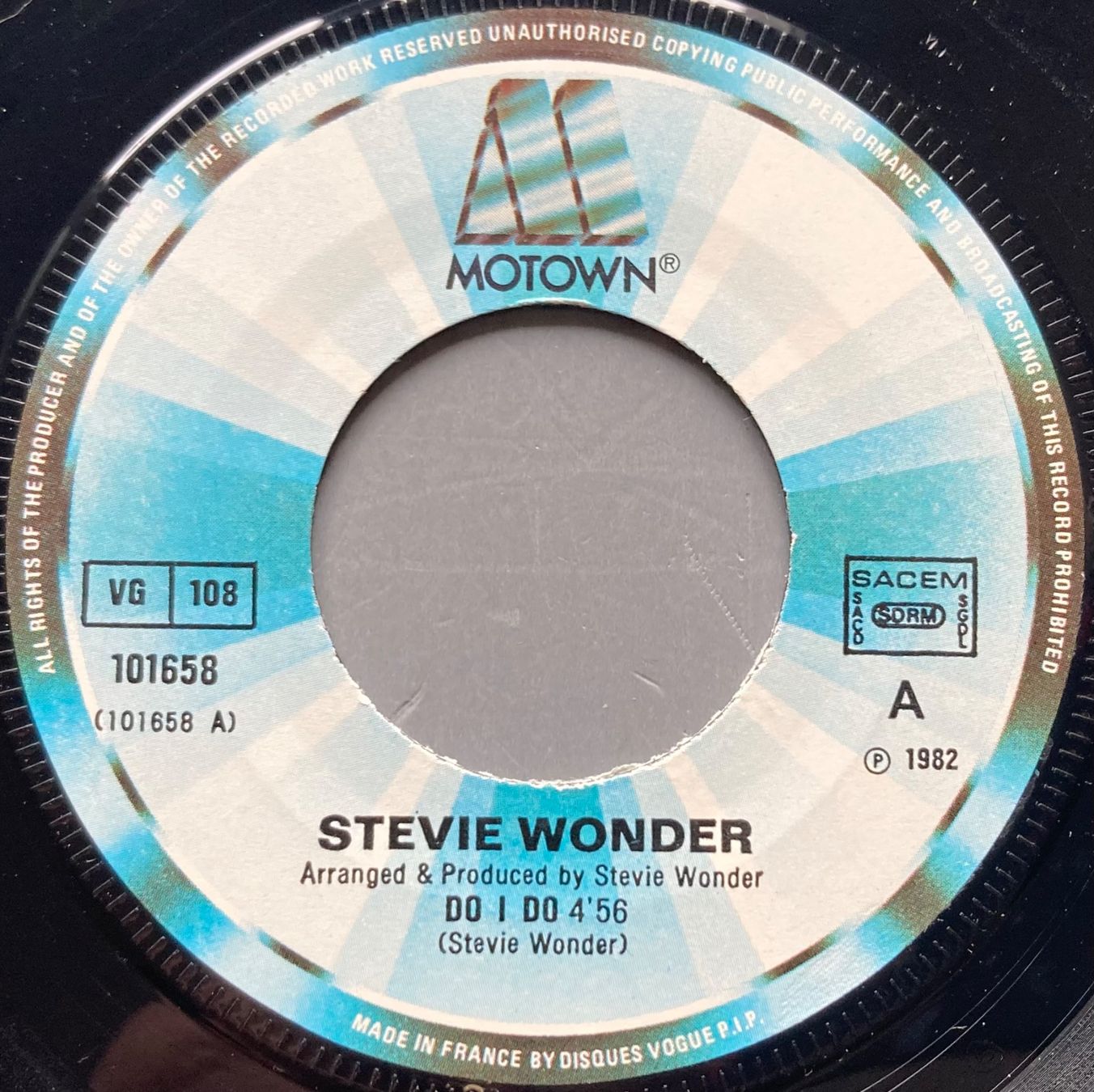 Vinyles: STEVIE WONDER - DO I DO – D'occasion à Poliez-Pittet par Newtown-Records 2