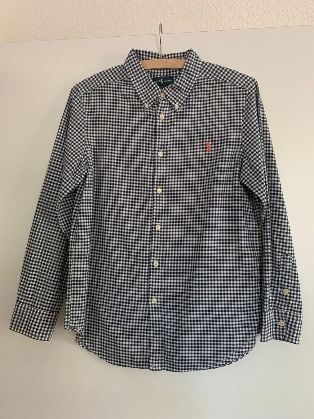 Ralph Lauren Hemden: blau-weiss kariertes Ralph Lauren Hemd – Gebraucht aus Luzern von Simona15