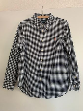blau-weiss kariertes Ralph Lauren Hemd