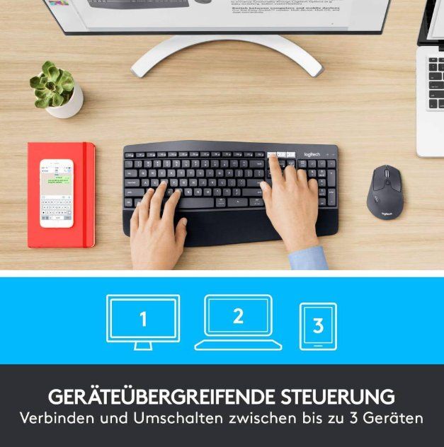 Logitech Tastaturen: Logitech MK850 Combo Performance/Tastatur-Maus-Set/Bluetooth – Gebraucht aus Weinfelden von SEYBOY 8