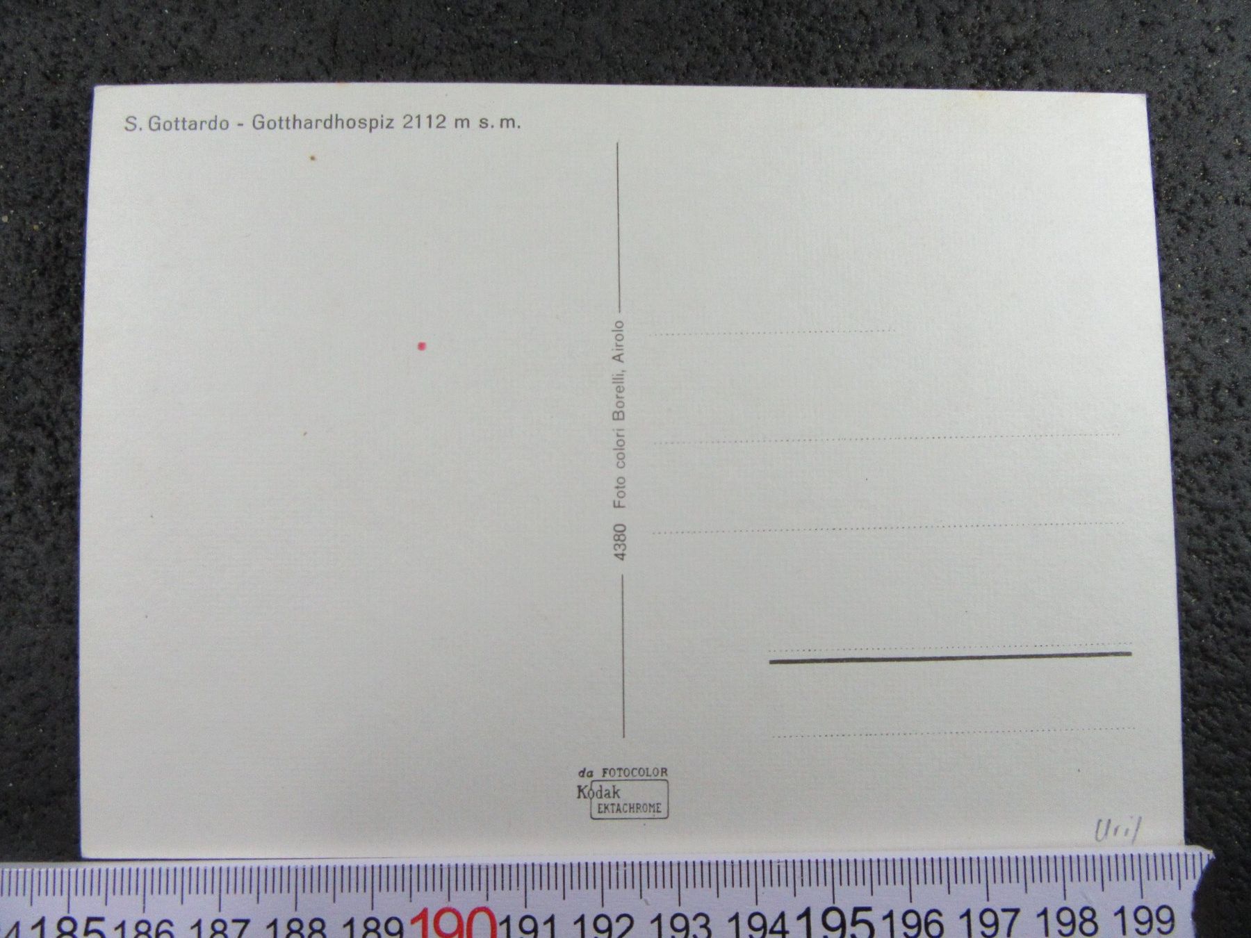 Cartoline postali: ST.GOTTHARDPASS HOTEL POSTAUTO URI AK – Usato da Ettingen venduto da Hausi4711 1