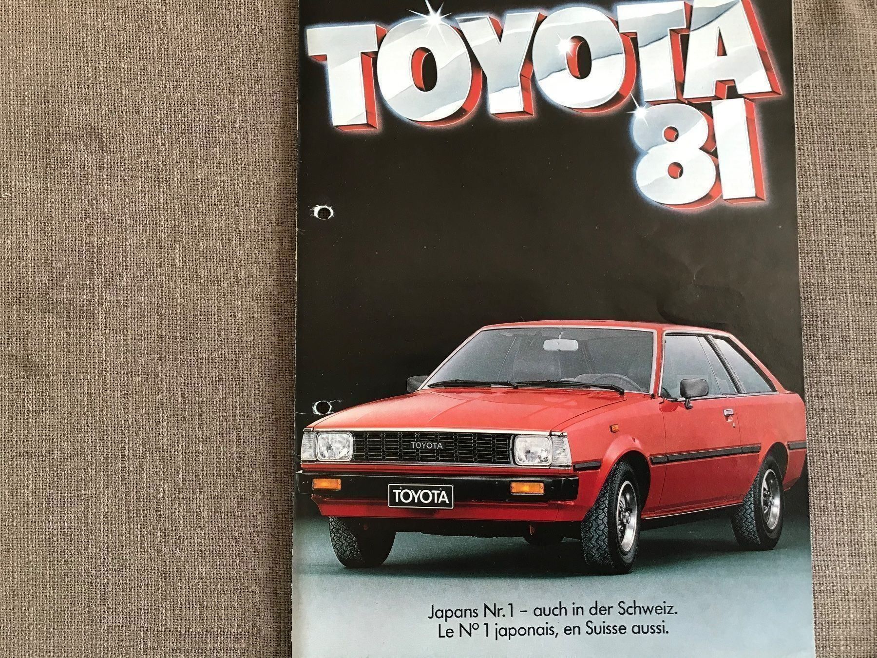 Toyota Dokumente: Toyota Prospekt – Gebraucht aus Balterswil von Jeko1967