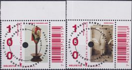 2016, Nr.1583+1584 Dada mit Ersttags-Voll-Stempel +TABS