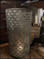 Grosser Windlicht Metall Laterne Kerzenhalter Vintage Shabby