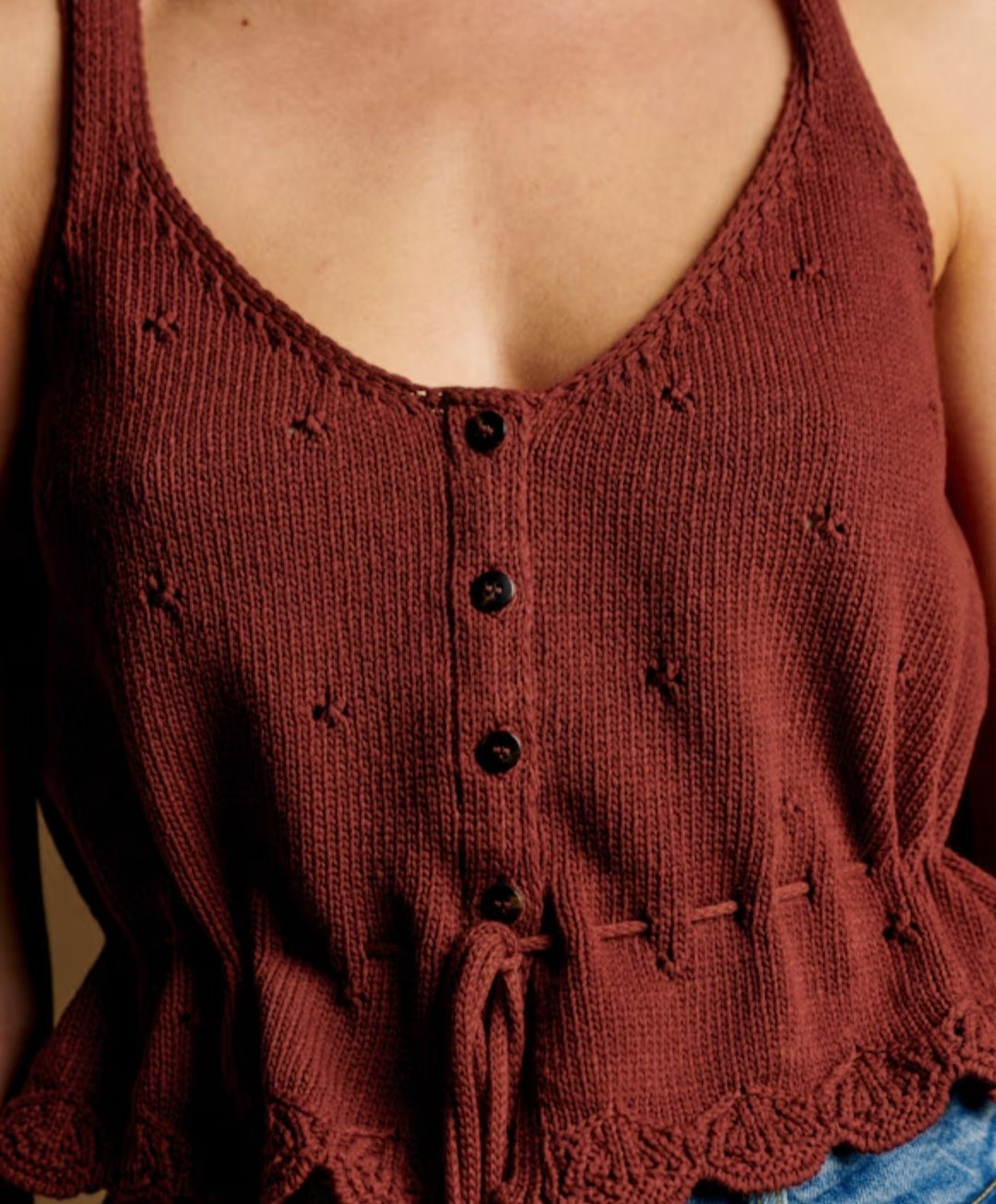 Sezane Top: Top en maille Sézane – Usato da Corserey venduto da Matahari91 5