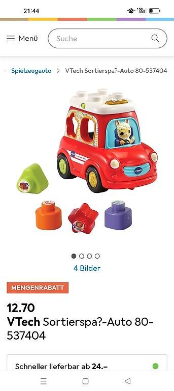 Vtech Giocattoli: VTech Sortierspass-Auto – Usato da Brienz BE venduto da fan_13 1