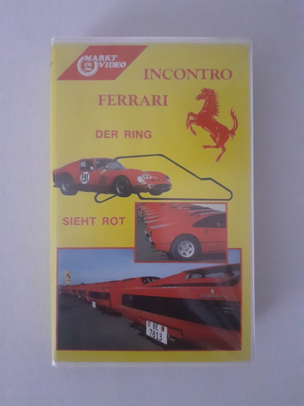 Tutti i VHS: VHS / Incontro Ferrari, der Ring sieht rot – Usato da Aarburg venduto da Hktm