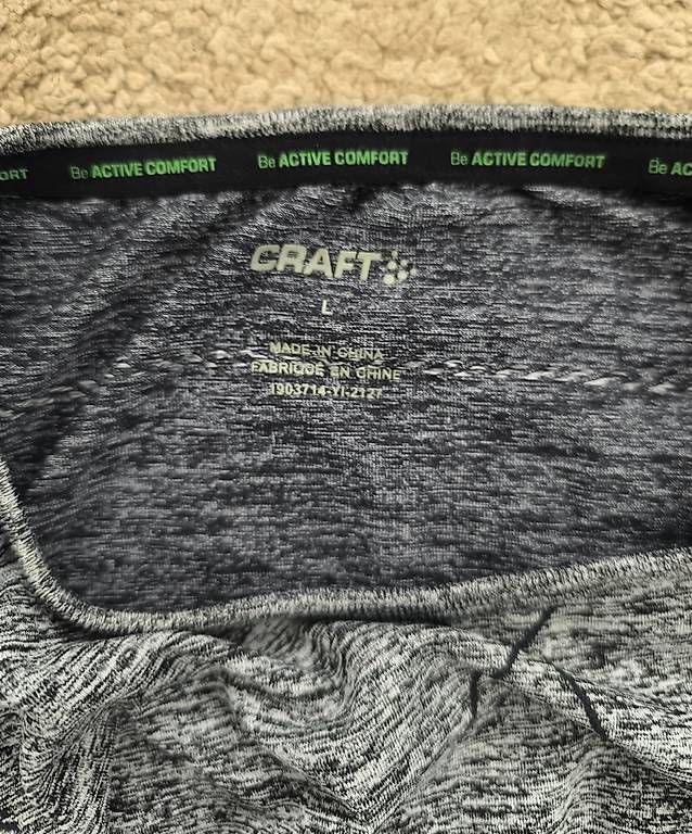 T-shirt: Craft Be Active Comfort Langarmshirt  Größe L – Usato da Pully venduto da vir_58dk 2