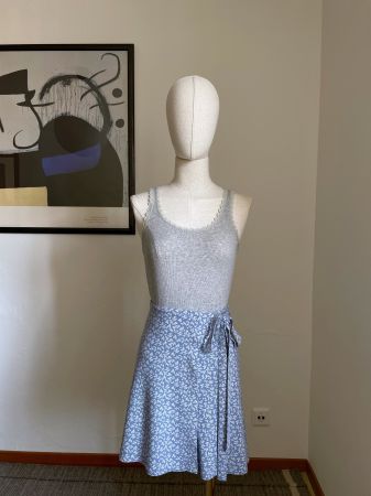Gap Canottiera con pizzo, grigio mélange, XS