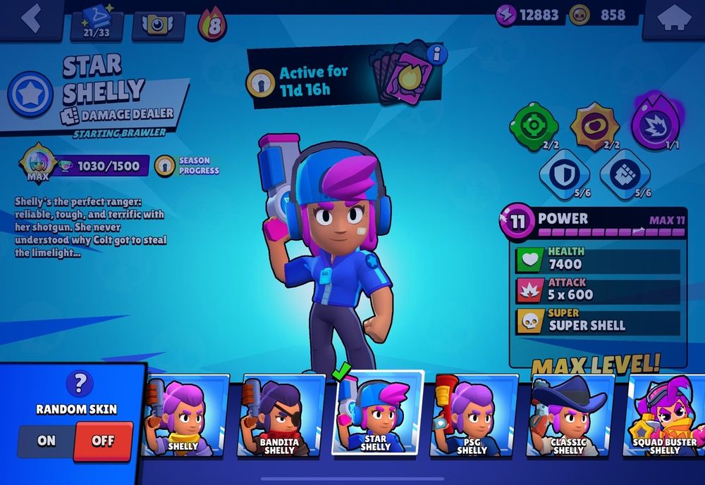 Brawl Stars Account -43x R35 - 69 Maxed - Rarest Skins (Neu und ...