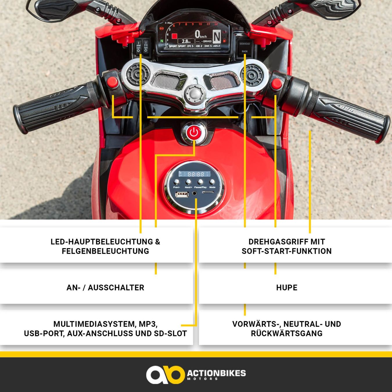 Veicoli per bambini: Kindermotorrad 1299SS, Elektromotorrad, Soft-Start – Usato da Cham venduto da G-Money_swiss 2