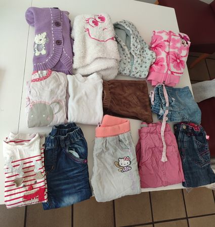 Baby Mädchen Kleiderpaket Gr 80