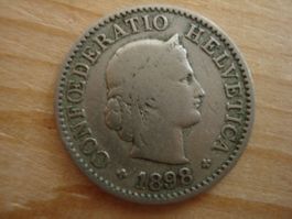 (S1) 5 Rappen 1898