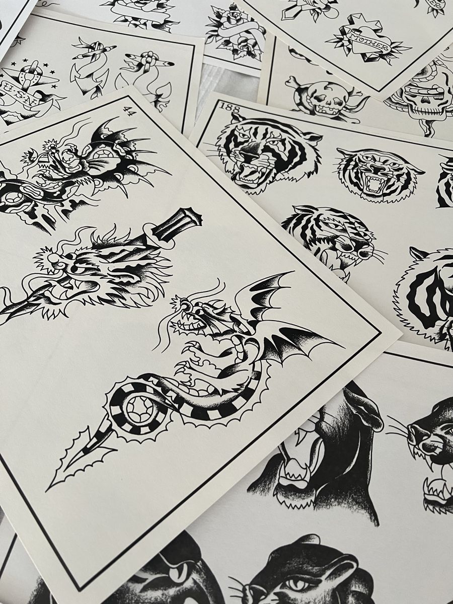 Carte collezionabili: Tattoo Flash von Spaulding & Rogers  – Nuovo (secondo la descrizione) da Volketswil venduto da HunkyDory 1