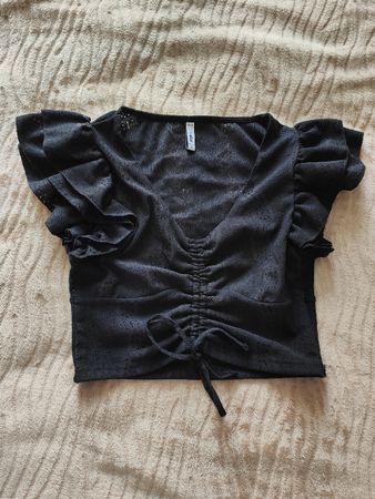 Schickes Sommer Top, Schwarz, Grösse S, Neuwertig!