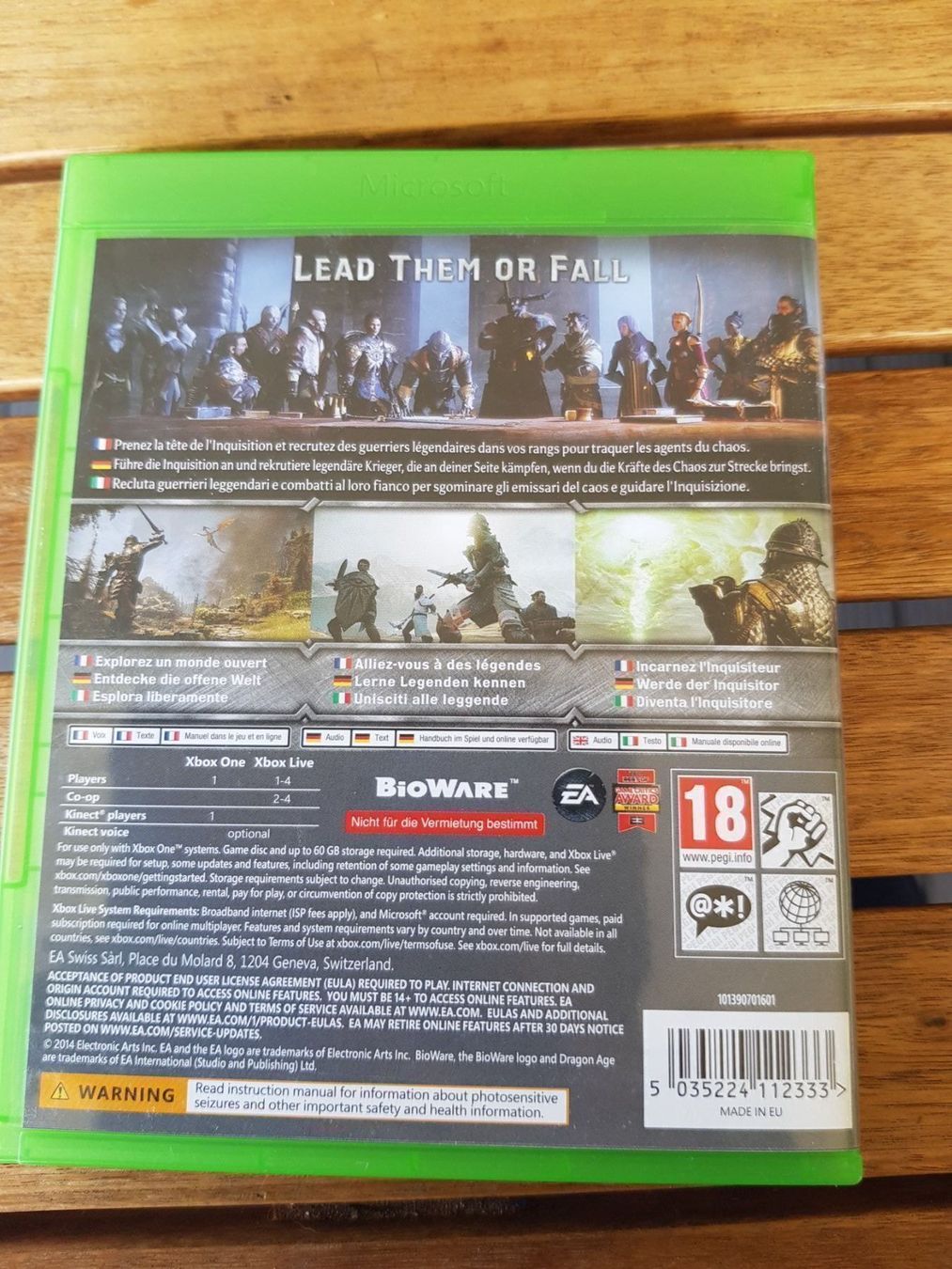 Microsoft Giochi: DRAGON AGE INQUISITION XBOX ONE – Nuovo (secondo la descrizione) da Emmenbrücke venduto da prisan_LU 2