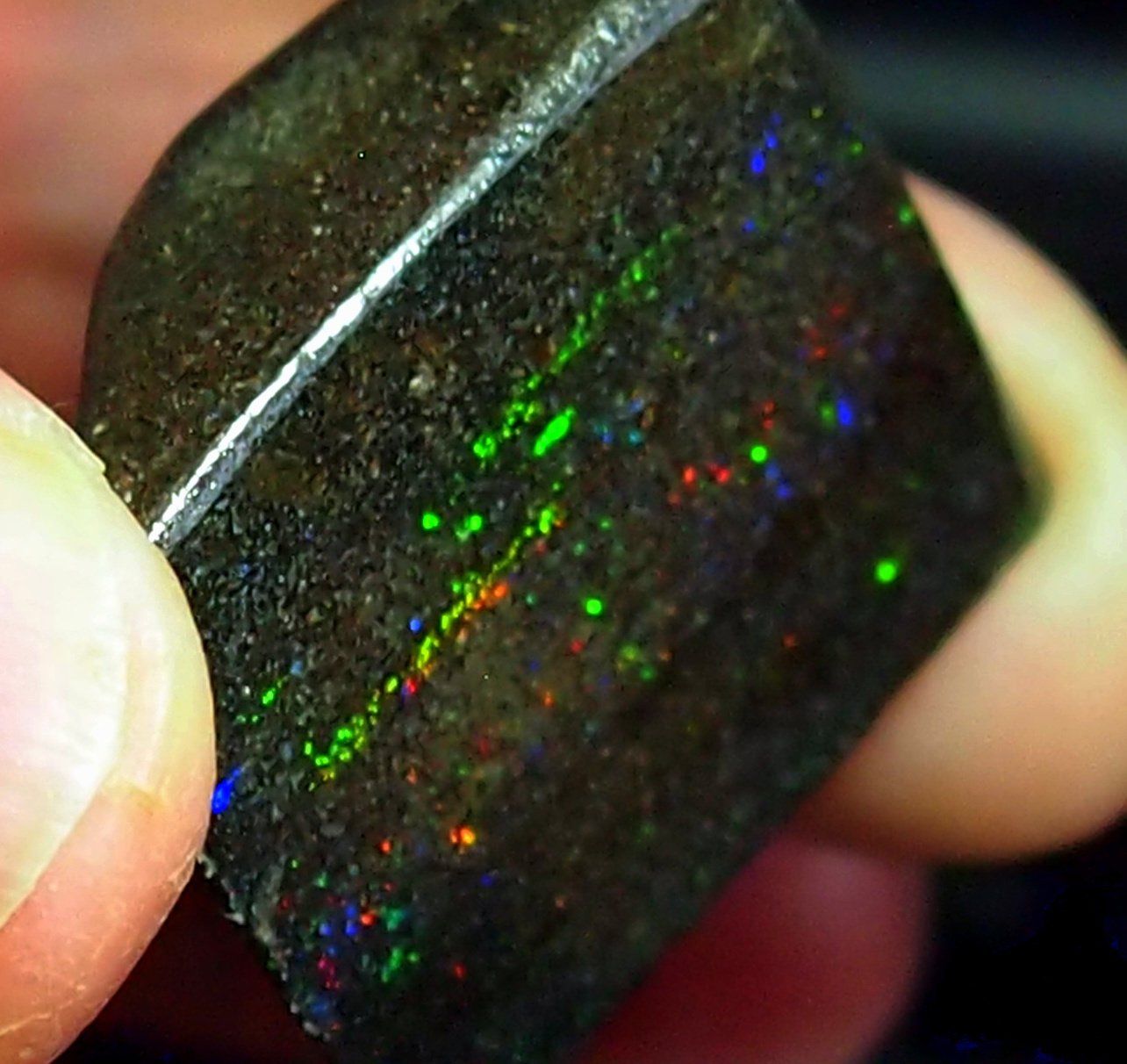 Pierres précieuses: 63 CTS polierter ANDAMOOKA OPAL  selten , einzigartig – Neuf avec emballage d'origine à Reinach BL par Hesekiel39 7