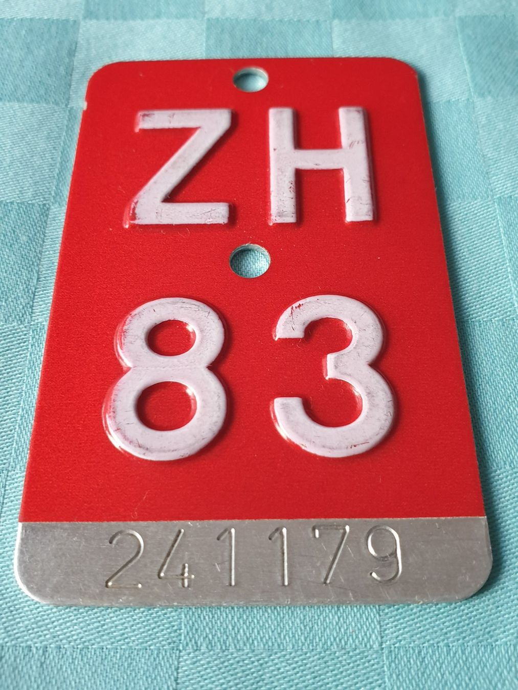 Ecriteaux: Velonummer ZH 83 – D'occasion à Mörschwil par spirspi