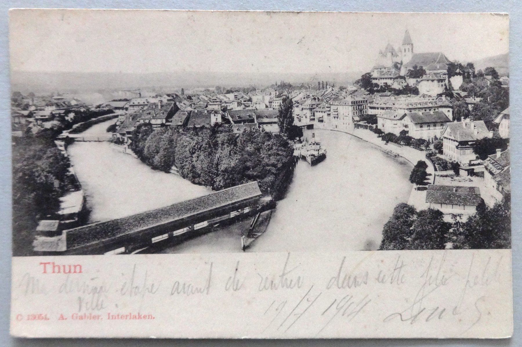 Cartoline postali: Thun – Usato da Fétigny venduto da Billy2miny