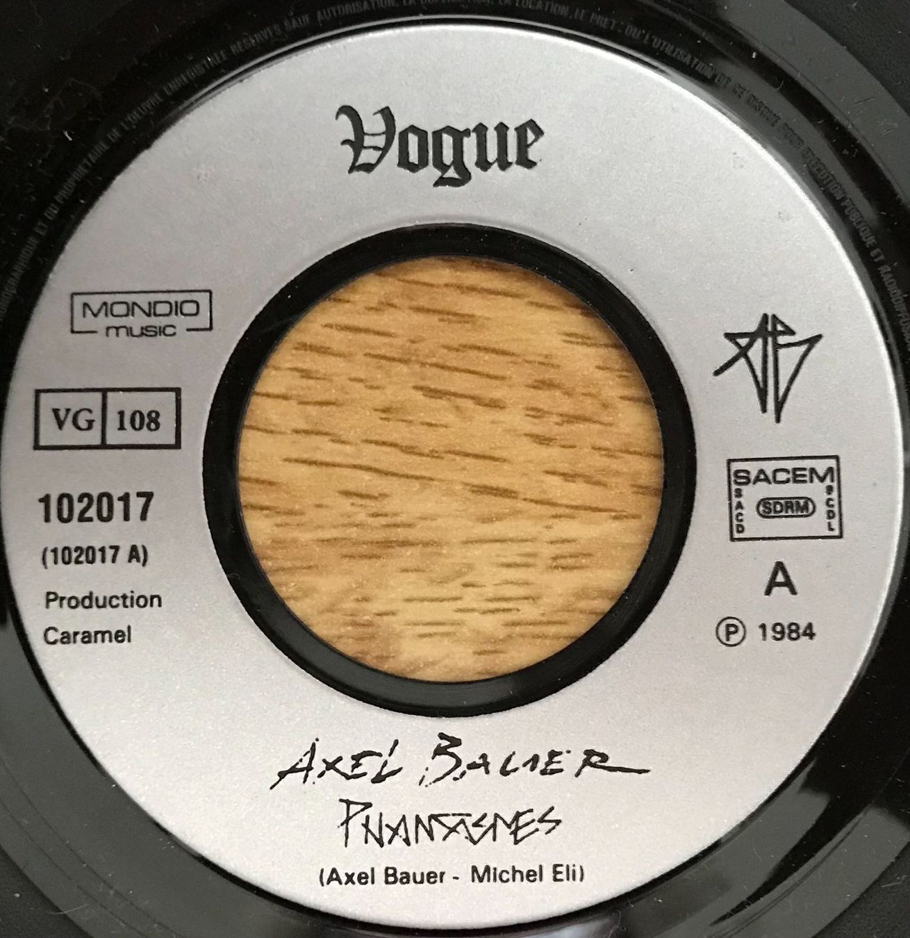 Dischi in vinile: AXEL BAUER - PHANTASMES – Usato da Bussigny venduto da vinyl-pas-cher 2