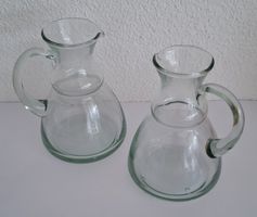 Essig- und Oel-Kännchen aus Glas