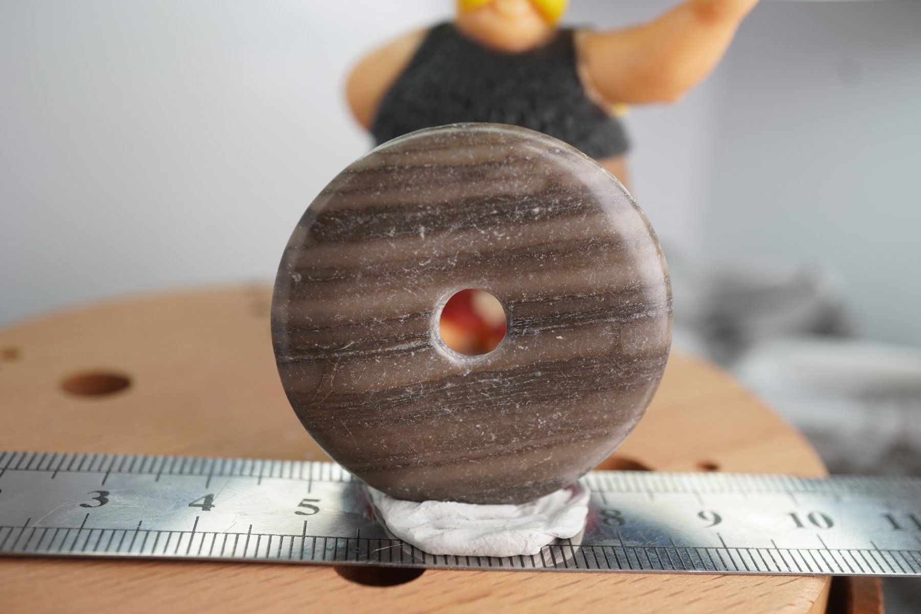 Minerali & Pietre curative: Zebra Jaspis   Pi Scheibe ca40mm   Ab 1.-(1) – Nuovo e nell'imballaggio originale da Eschenbach SG venduto da topstone 7