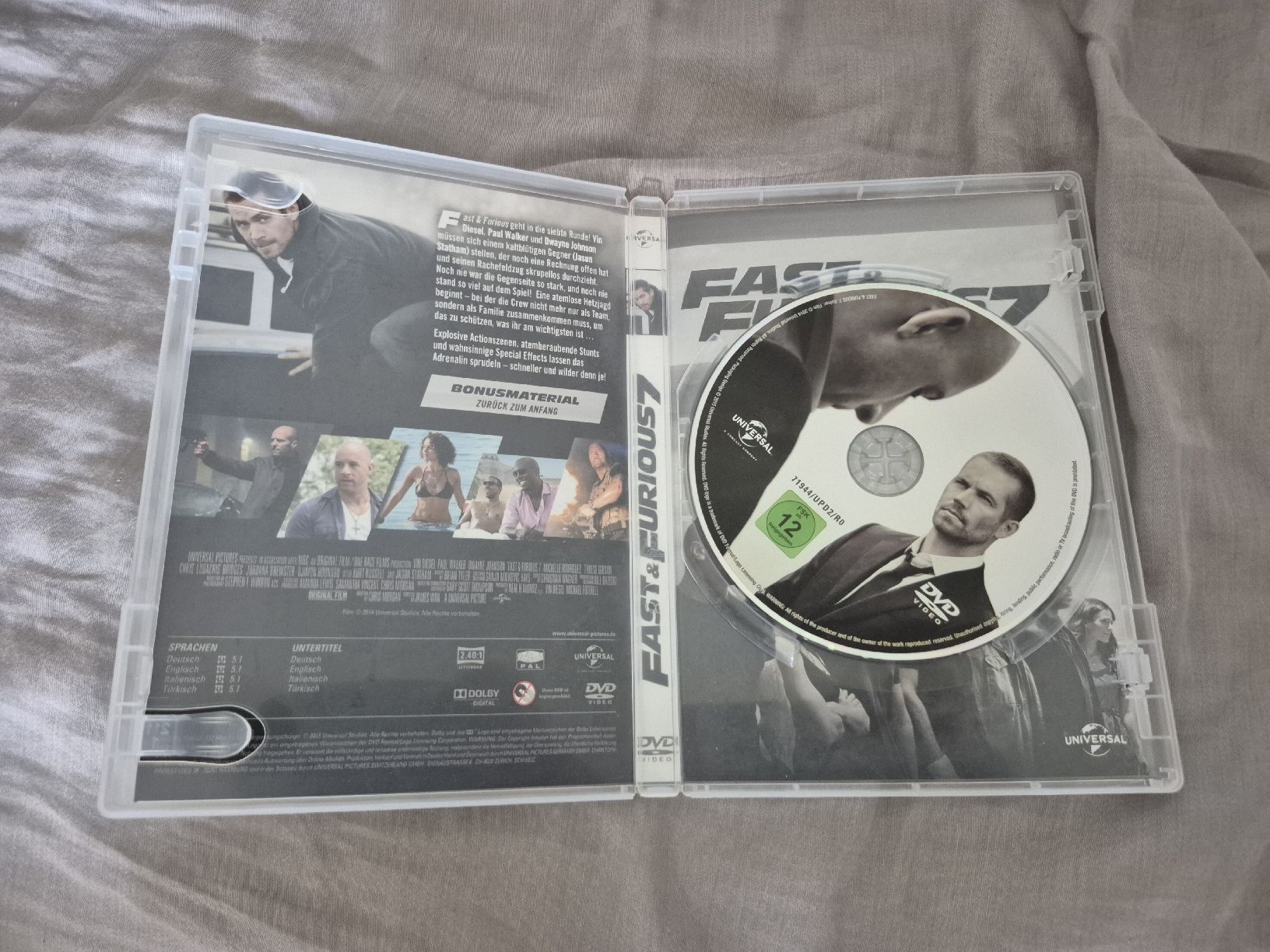 Alle DVDs: Fast and Furious 7 – Gebraucht aus Emmenbrücke von Hobbyschweisser 1